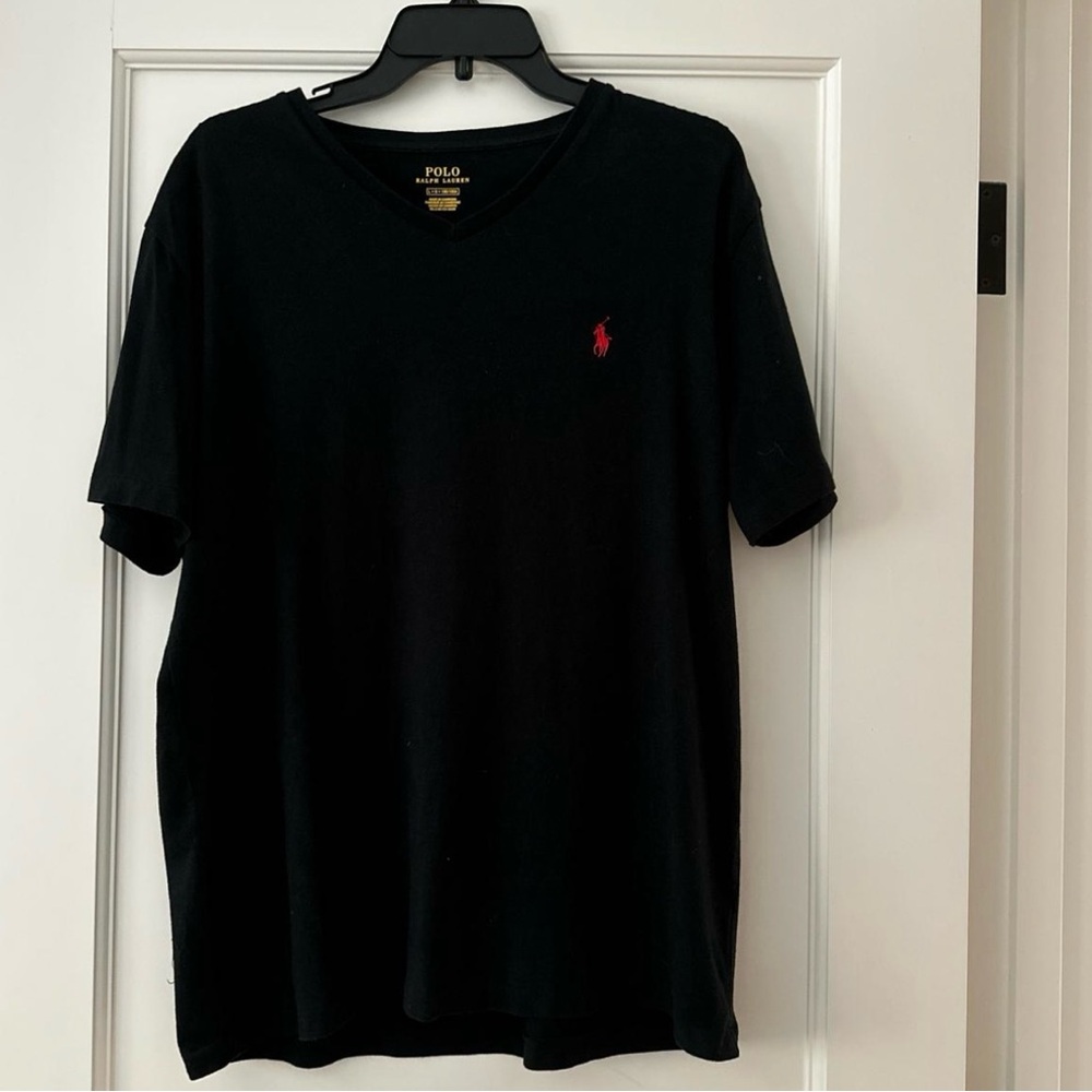 Men’s Ralph Lauren Polo Black T-Shirt - Size Large